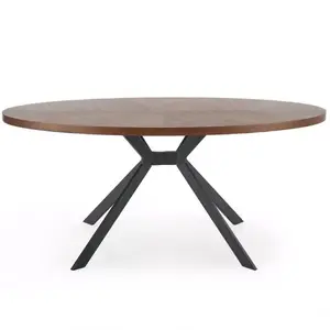 Stôl Locarno 170 Mdf/Oceľ – Orechowy/Čierna vyobraziť