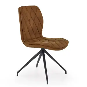Stolička K237 tkanina/kov hnedá 49x62x90 vyobraziť