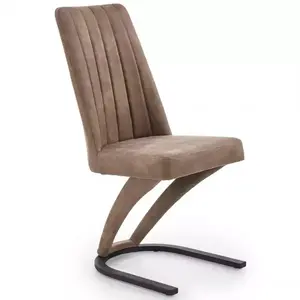 Stolička K338 ekokoža/kov hnedá 46x61x98 vyobraziť