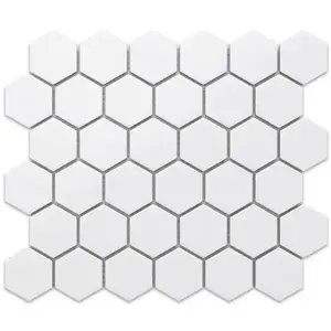 Mozaika hexagon White Mat Big 27, 7/32, 3 vyobraziť