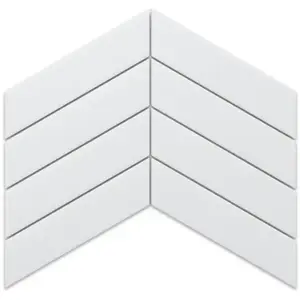 Mozaika Big Chevron White 21, 5/31, 6 vyobraziť