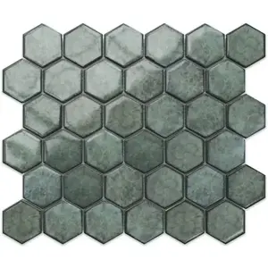 Mozaika hexagon Green Nori 25, 7/29, 7 vyobraziť
