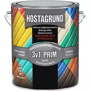 HOSTAGRUND 3v1 PRIM antikorózna ochrana 0199 čierna 2, 5 L vyobraziť