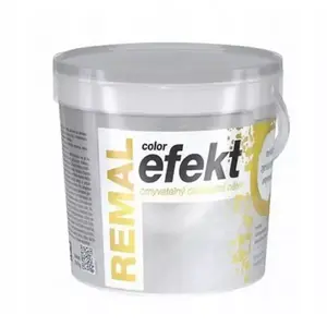 REMAL EFEKT Dekoračný maliarsky náter strieborný PLAST 0, 4KG vyobraziť