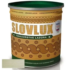 Slovlak Slovlux Tenkovrstvová lazúra Bezfarebná 2, 5 l vyobraziť
