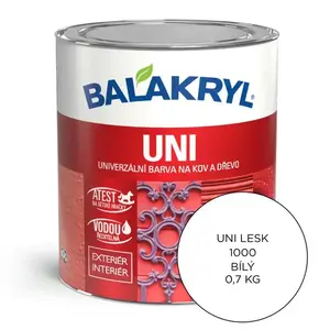 Balakryl Uni Lesk 1000 Biely 0, 7kg vyobraziť