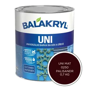 Balakryl Uni Mat 0250 Palisander 0, 7kg vyobraziť