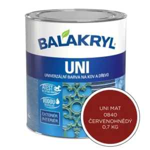 Balakryl Uni Mat 0840 červenohnedý 0, 7kg vyobraziť