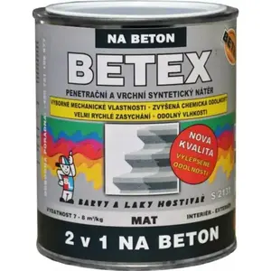 Betex 2v1 na betón S2131 sivá 0, 8 kg vyobraziť