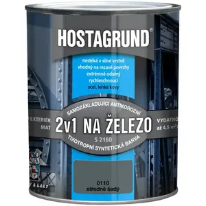 Hostagrund S2160 2v1 na Železo stredne sivá 0, 6l vyobraziť