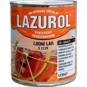 LAZUROL Lodný lak 0, 75l vyobraziť