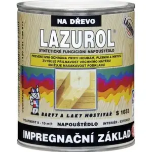 Lazurol Impregnácia 0, 75 l vyobraziť