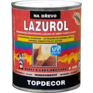 Lazurol Topdecor Palisander 0, 75l vyobraziť