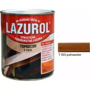 Lazurol Topdecor Palisander 2, 5l vyobraziť