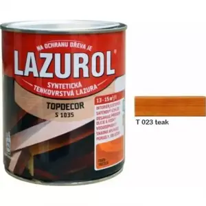 Lazurol Topdecor Teak 0, 75l vyobraziť