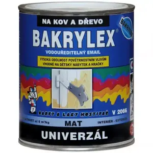 Bakrylex Email Univerzál Mat Čierny 0, 7kg vyobraziť