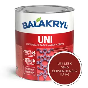 Balakryl Uni Lesk 0840 červenohnedá 0, 7kg vyobraziť