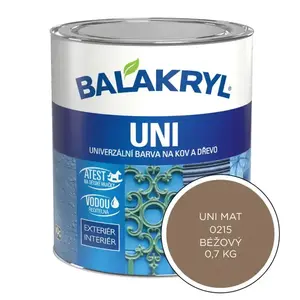 Balakryl Uni Mat 0215 Béžový 0, 7kg vyobraziť