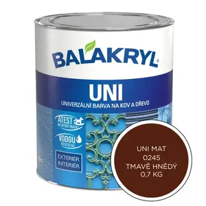 Balakryl Uni Mat 0245 tmavohnedý 0, 7kg vyobraziť