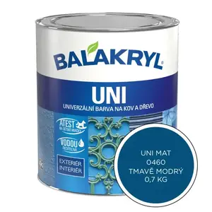 Balakryl Uni Mat 0460 Tmavé Modrý 0, 7kg vyobraziť
