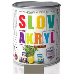 Slovlak Slovakryl Mat 0111 Šedá 0, 75kg vyobraziť