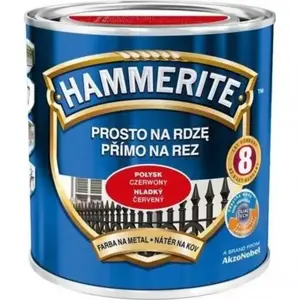 Hammerite Priamo na Hrdzu Hladká Červený 0, 25l vyobraziť