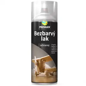 Primalex Bezfarebný lak sprej mat 400 ml vyobraziť