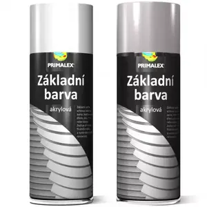Primalex Sprej Zakladná farba sivá 400 ml vyobraziť