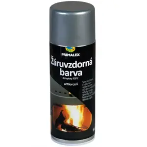 Primalex Sprej Žiaruvzdorná farba strieborná 400 ml vyobraziť