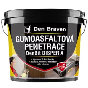 Den Braven Gumoasfaltová Penetrácia Denbit Disper A 10kg vyobraziť