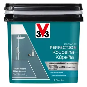 V33 Farba Renovácia Kúpeľňa a keramická dlažba svetlosivá 750 ml vyobraziť