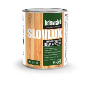 Slovlux Tenkovrstvová lazúra sivá 0, 75l vyobraziť