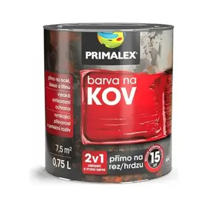 Primalex Farba Na Kov 2v1 1013 Perlová biela 0.75l vyobraziť