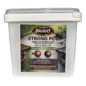 Strong PCV farba na odkvapy a PVC čokoládová 1 l vyobraziť