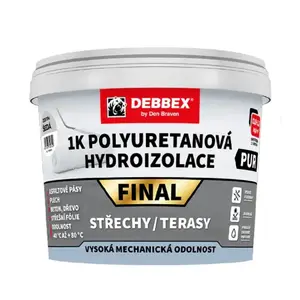 Debbex 1K polyuretánová hydroizolácia Final 4 kg vyobraziť