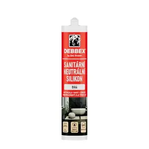 Debbex Sanitárny neutrálny silikón 280 ml biela vyobraziť