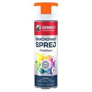 Debbex značkovací sprej Promark oranžová 500 ml vyobraziť