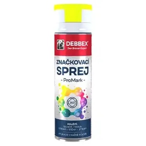 Debbex značkovací sprej Promark žltá 500 ml vyobraziť