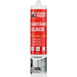 Debbex Sanitárny silikón Transparent 280ml vyobraziť