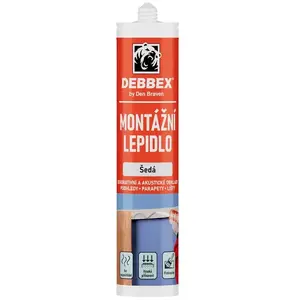 Debbex Montážne lepidlo Šedá 280 ml vyobraziť