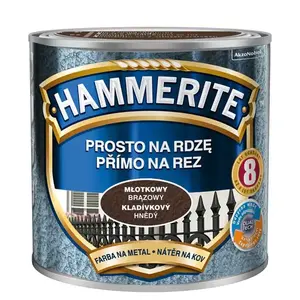 HAMMERITE Priamo na hrdzu, kladivkový hnedý 0, 25L vyobraziť