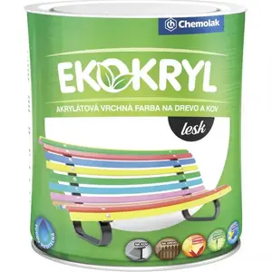Chemolak Ekokryl lesk 0232 hnedý 0, 6l vyobraziť