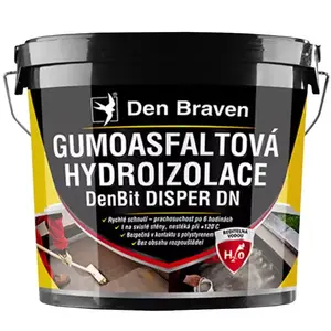 Den Braven Gumoasfaltová hydroizolácia DenBit Disper DN 10 kg vyobraziť