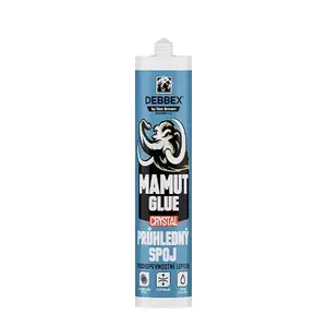 Den Braven Mamut Glue Crystal Transparent 290ml vyobraziť