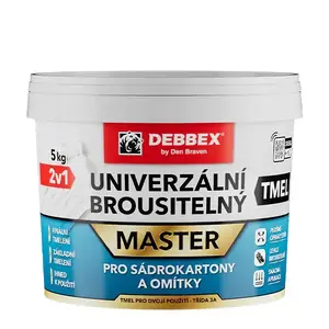 Debbex Brúsiteľný tmel na sadrokartón 5 kg vyobraziť