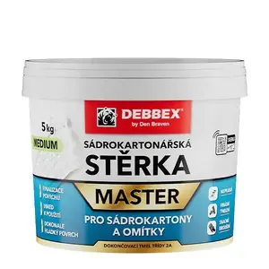Debbex Stierka na sadrokartón 5 kg vyobraziť