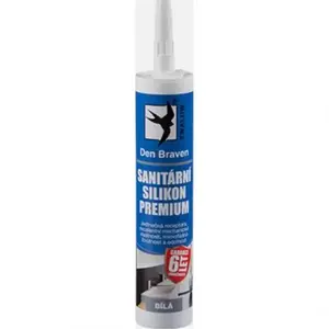 Den Braven Sanitárny silikón biely Premium 280ml vyobraziť