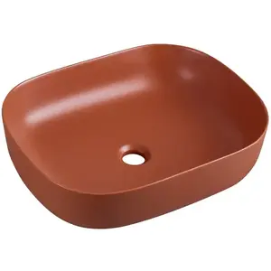Umývadlo na dosku Larss brick matt 49 vyobraziť