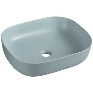 Umývadlo na dosku Larss light blue matt 49 vyobraziť