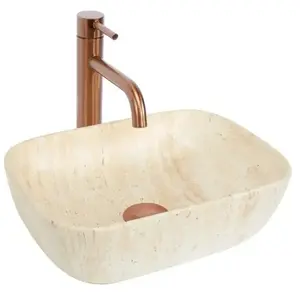Umývadlo Belinda mini travertine matt - na dosku vyobraziť